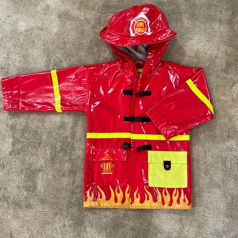 Boys Fireman Rain Jacket